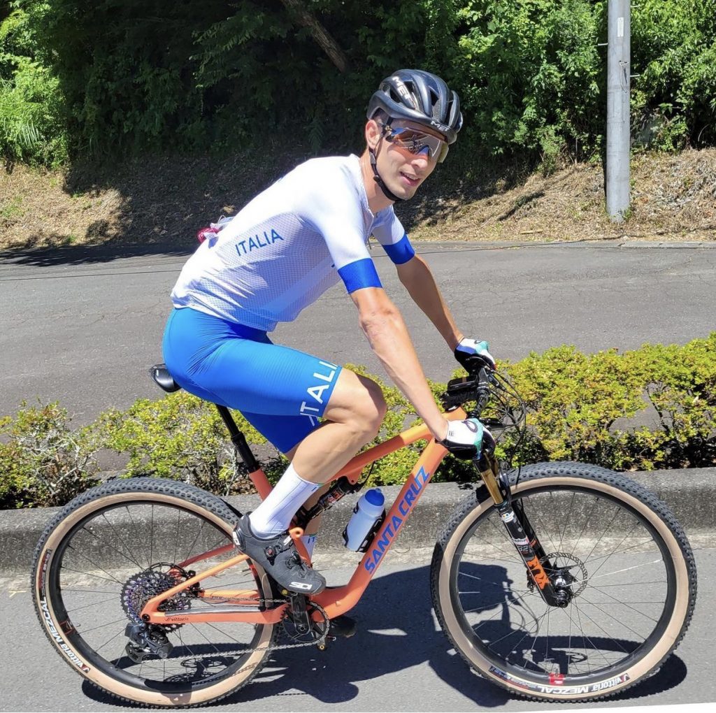 Luca Braidot sul percorso olimpico