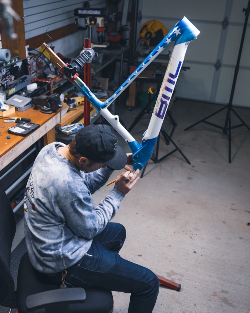 telaio BMC Fourstroke di Pauline Ferrand-Prevot