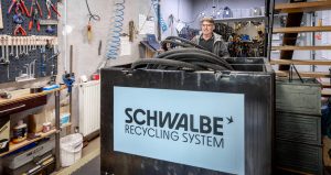 Il 70% degli pneumatici Schwalbe sarà realizzato con materiale riciclato