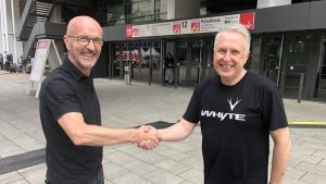 Whyte Bykes sarà distribuito in Italia da DSB: l'accordo finalizzato a Eurobike