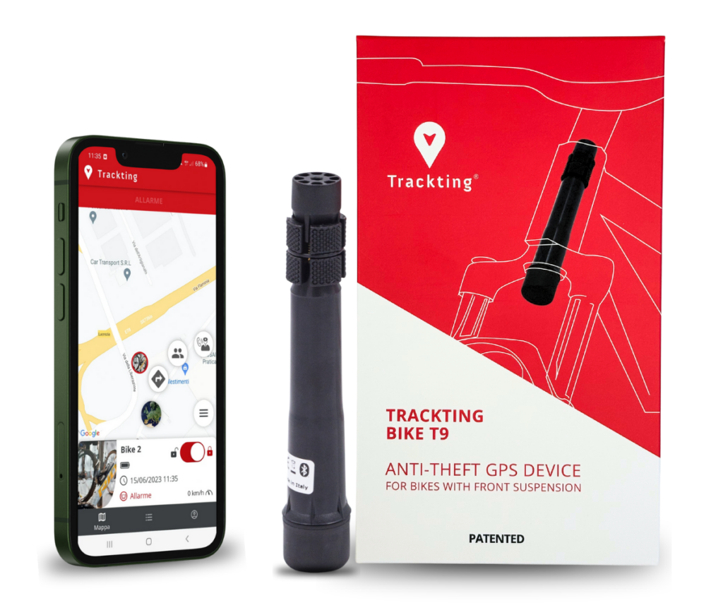 Trackting BIKE T9 pack device iphone 1 1