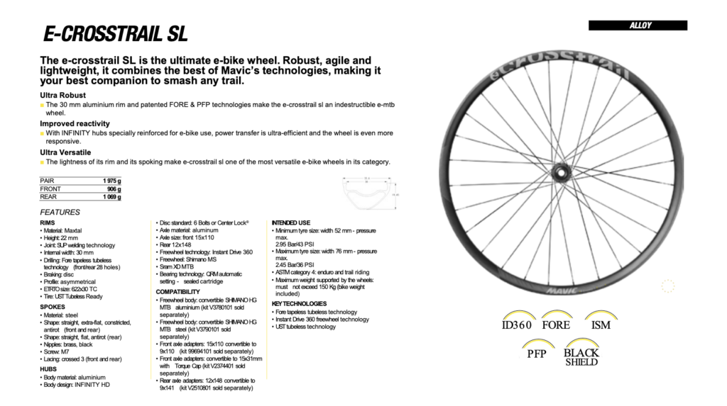 Mavic e-Crosstrail SL